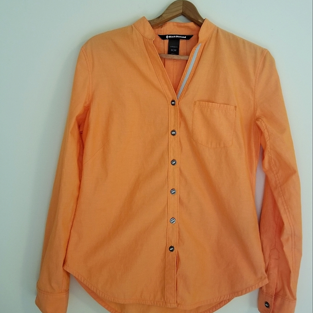 Black Diamond Women's outdoor button down long sleeve shirt